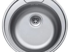 Chiuveta bucatarie din inox, diametru 49 cm, rotunda, C401